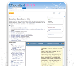 Socialtext Open screenshot